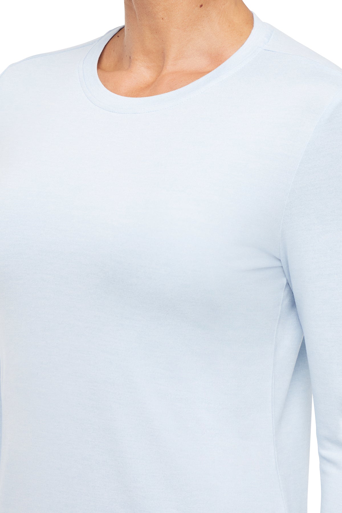 Harper Long Sleeve Top, alternate angle view, showing visible design features and texture of the soft knit fabric..