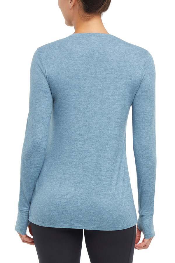 Harper Long Sleeve Top, alternate angle view, showing visible design features and texture of the soft knit fabric..