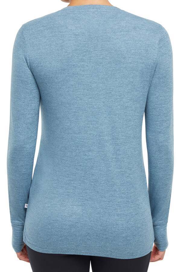 Harper Long Sleeve Top, alternate angle view, showing visible design features and texture of the soft knit fabric..