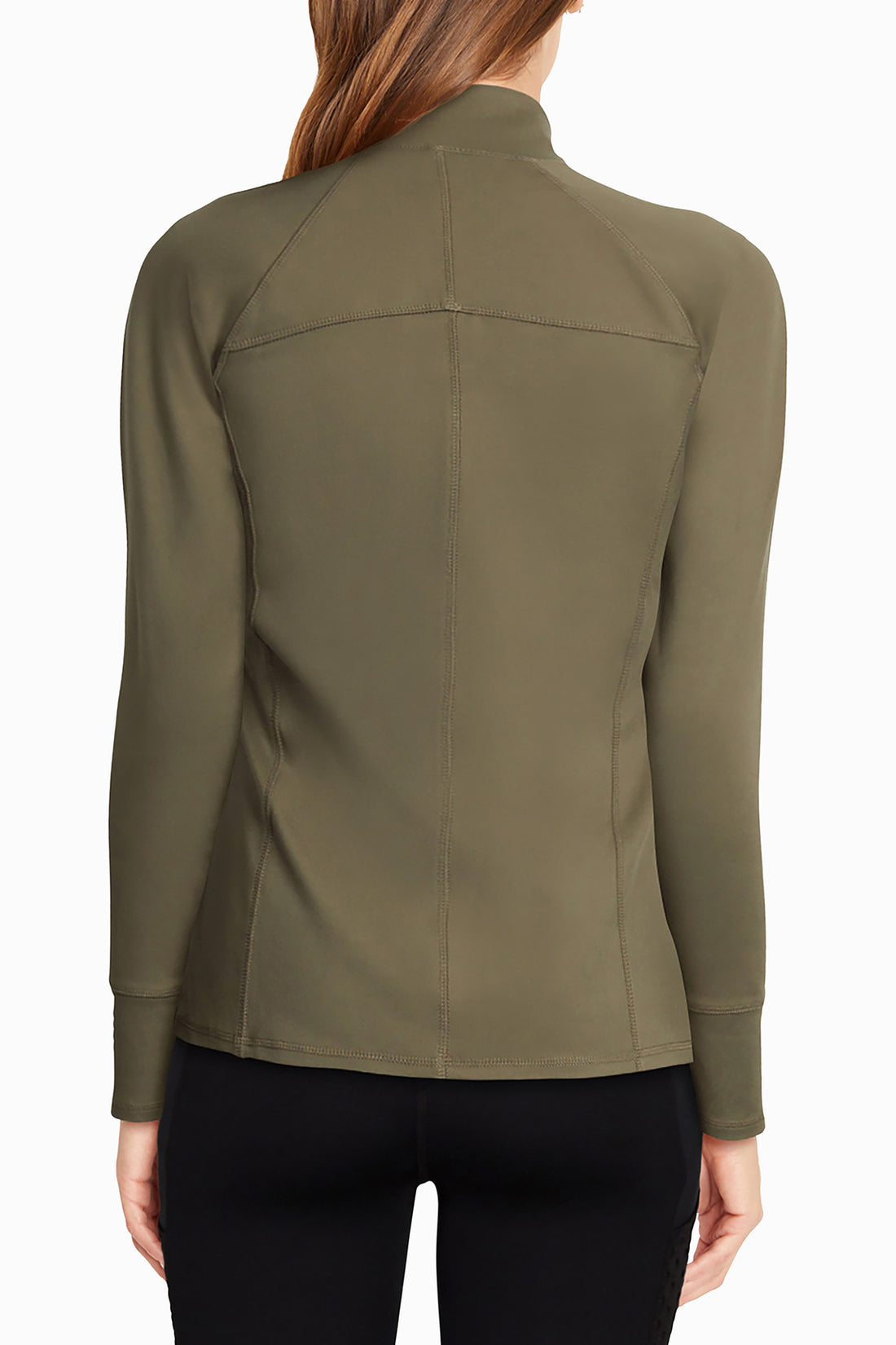 Revival Jacket, side view showing pocket placement, showing visible design features and texture of the smooth woven fabric..