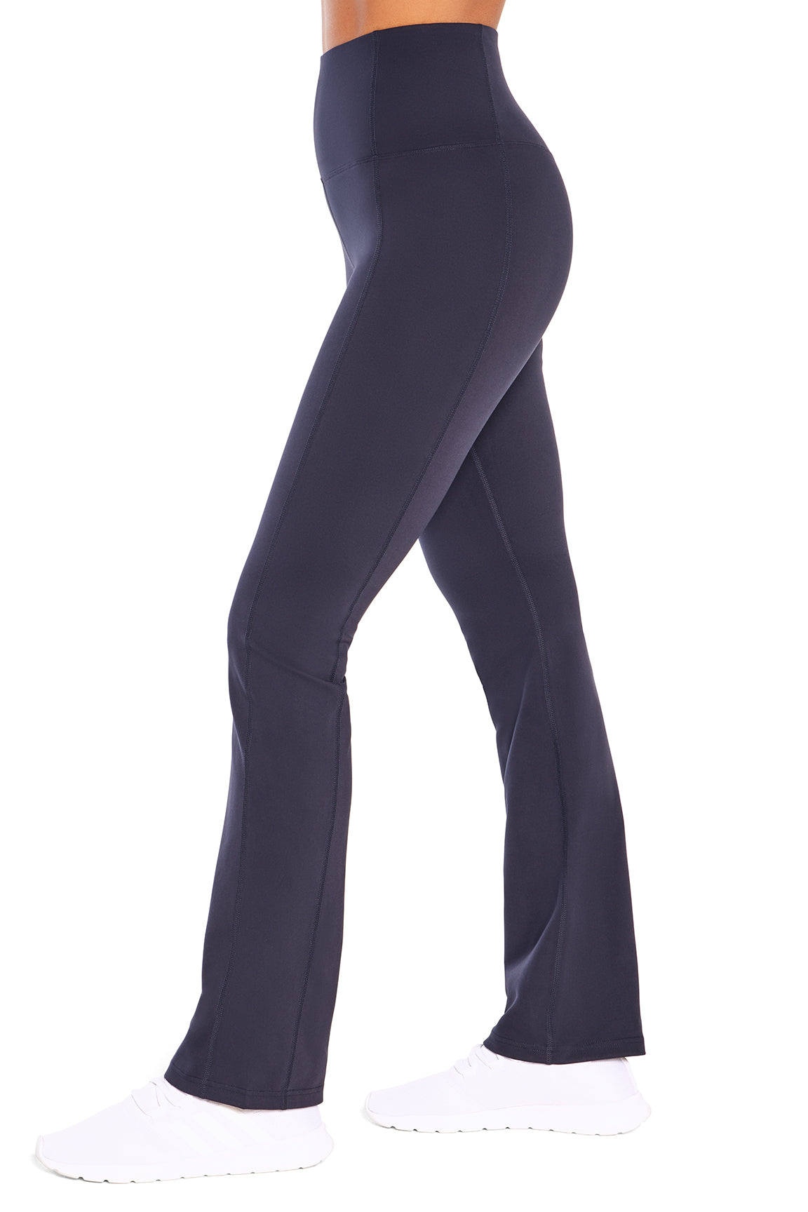 Sophia High Rise Tummy Control Slim Boot Pants, alternate angle view, showing visible design features and texture of the durable stretch fabric..