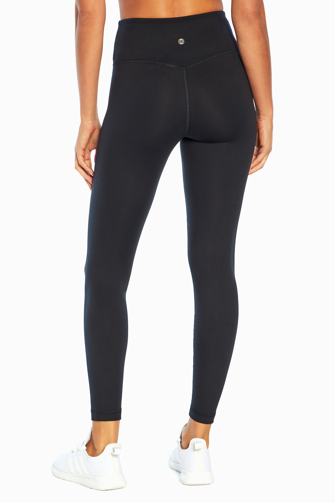Balance Collection Easy Legging, back view, showing visible design features and texture of the stretch knit fabric..