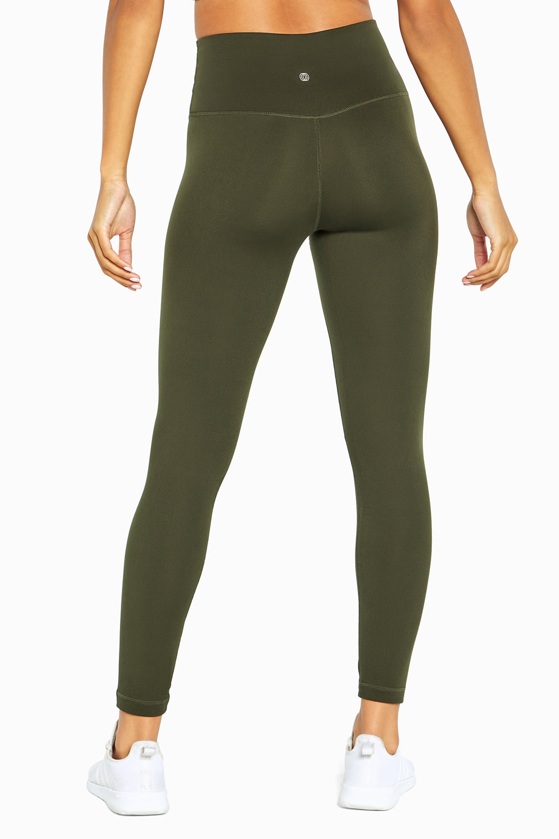 Balance Collection Easy Legging, alternate angle view, showing visible design features and texture of the stretch knit fabric..