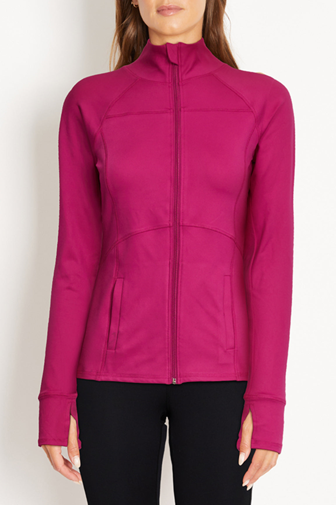 Revival Jacket, alternate angle view, showing visible design features and texture of the smooth woven fabric..