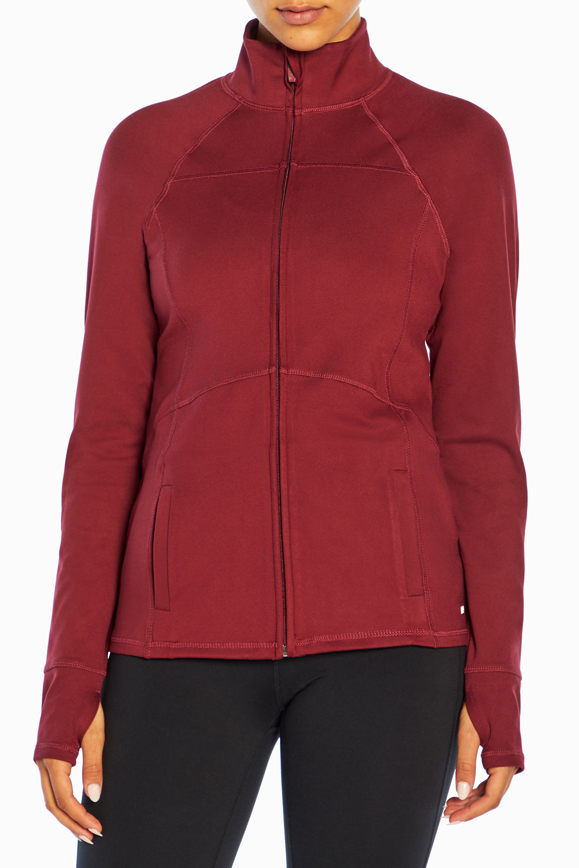 Revival Jacket, alternate angle view, showing visible design features and texture of the smooth woven fabric..