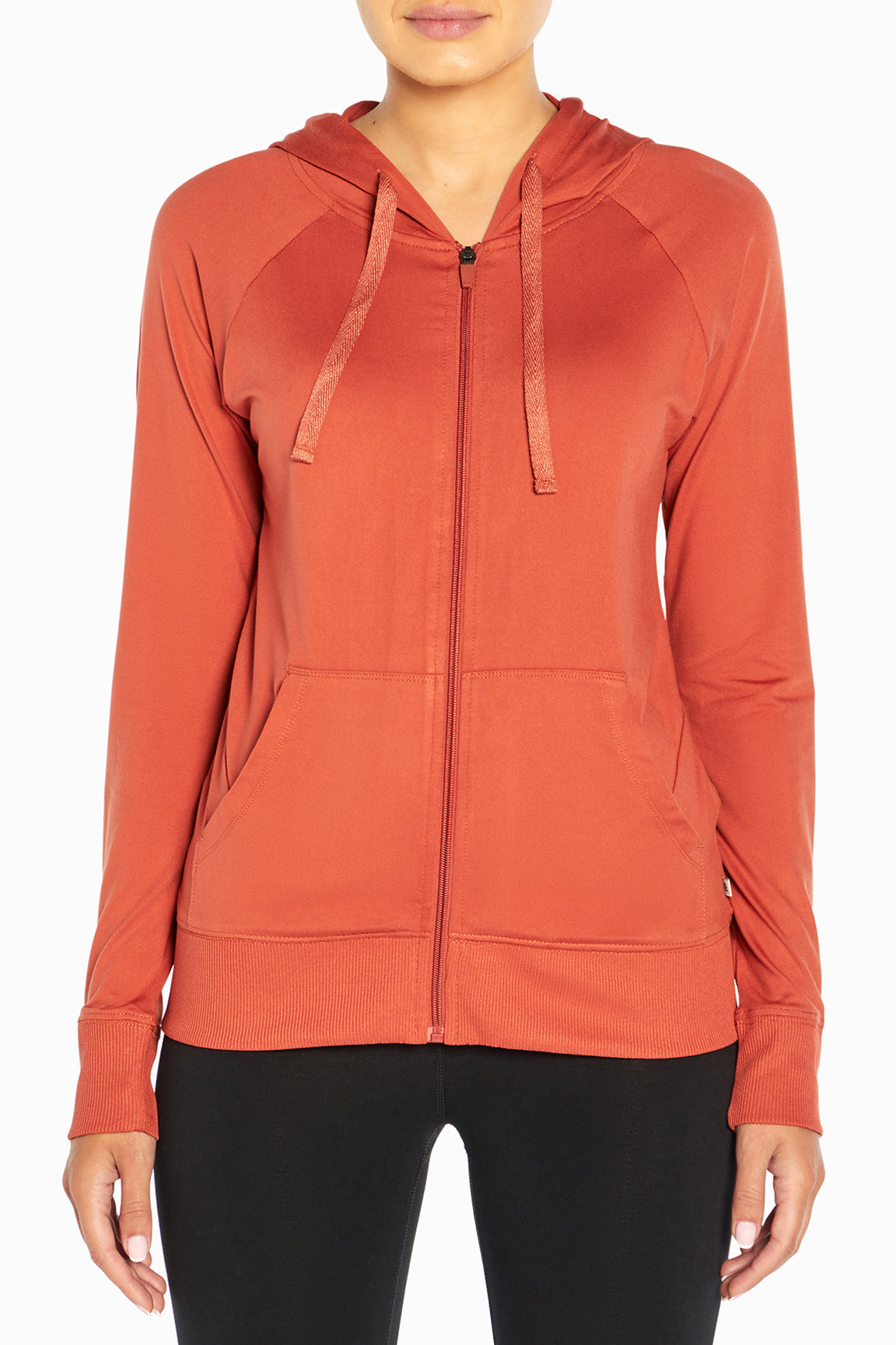 Mona Jacket, alternate angle view, showing visible design features and texture of the smooth woven fabric..