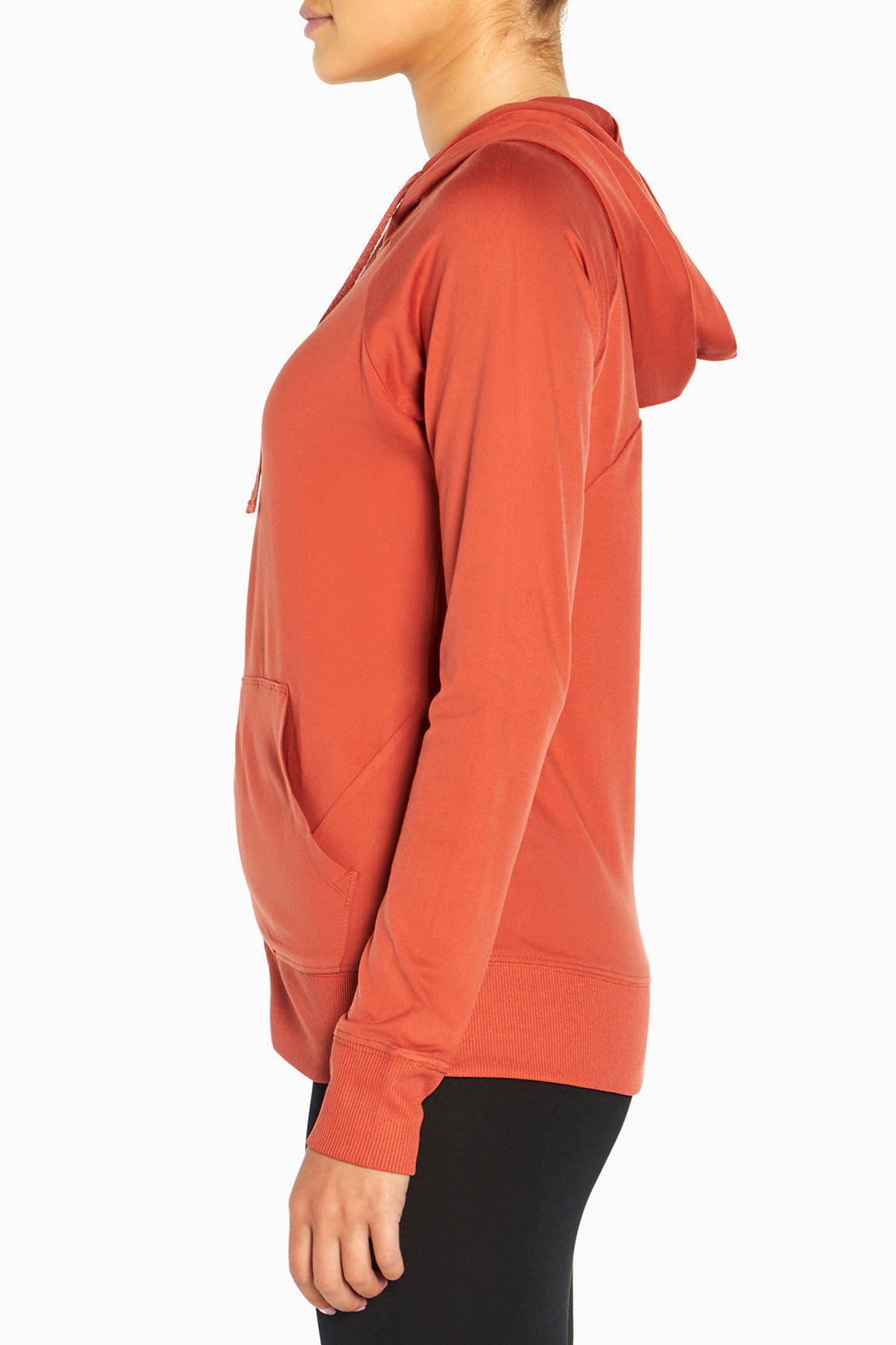 Mona Jacket, alternate angle view, showing visible design features and texture of the smooth woven fabric..