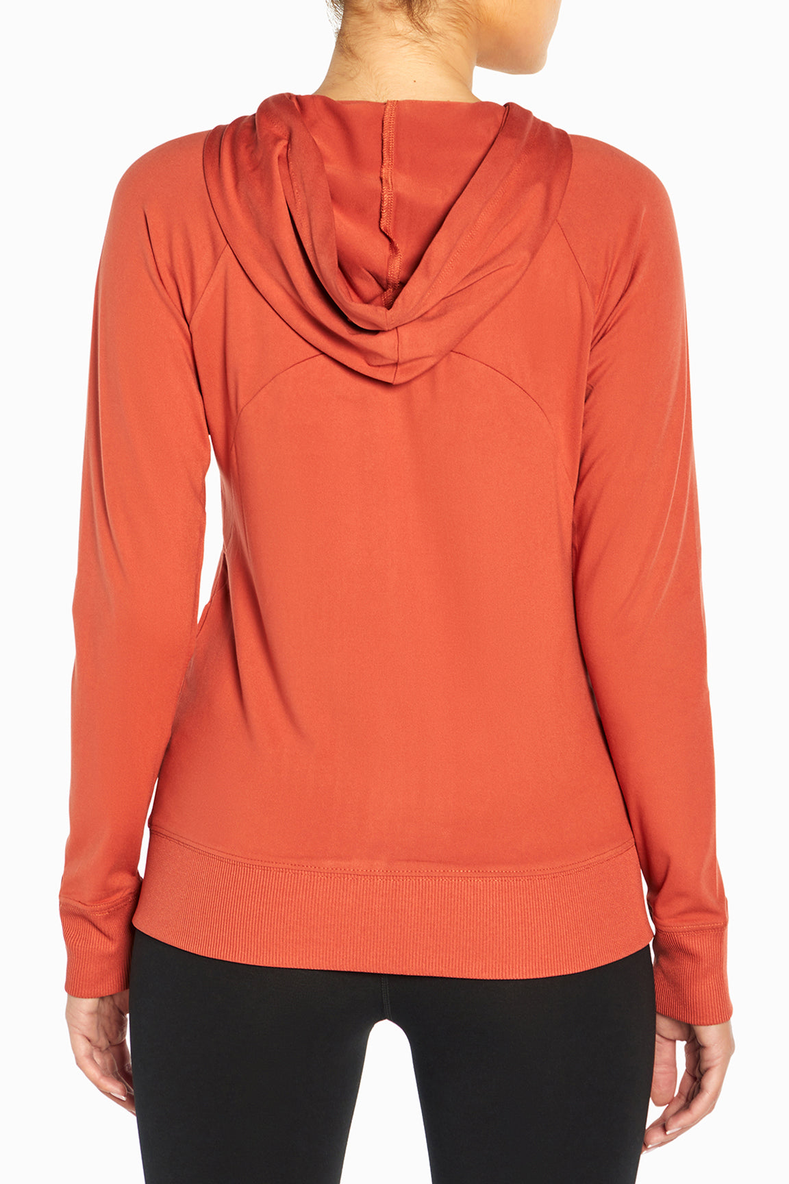 Mona Jacket, alternate angle view, showing visible design features and texture of the smooth woven fabric..