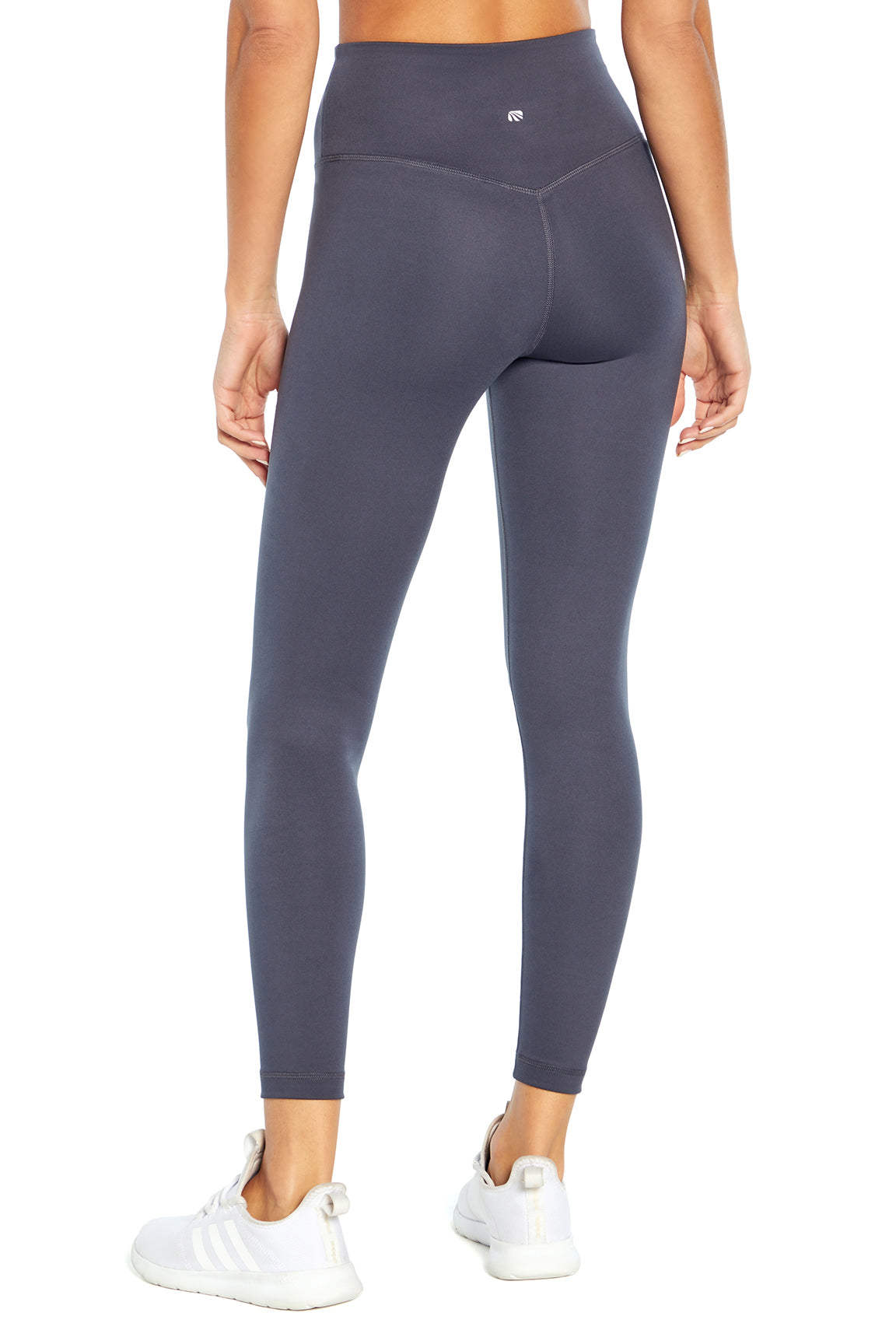 Zen Ankle Legging, alternate angle view, showing visible design features and texture of the stretch knit fabric..