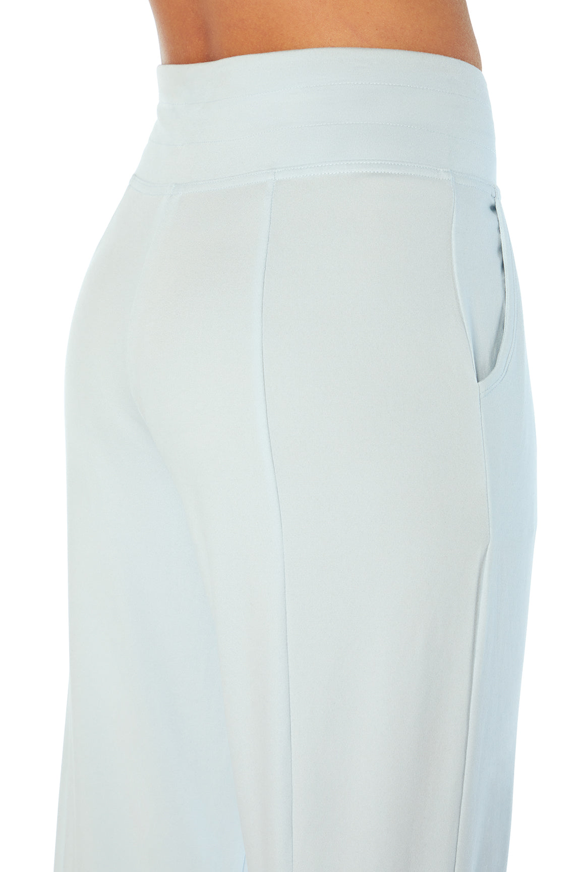 Mona Jogger, alternate angle view, showing visible design features and texture of the soft knit fabric..