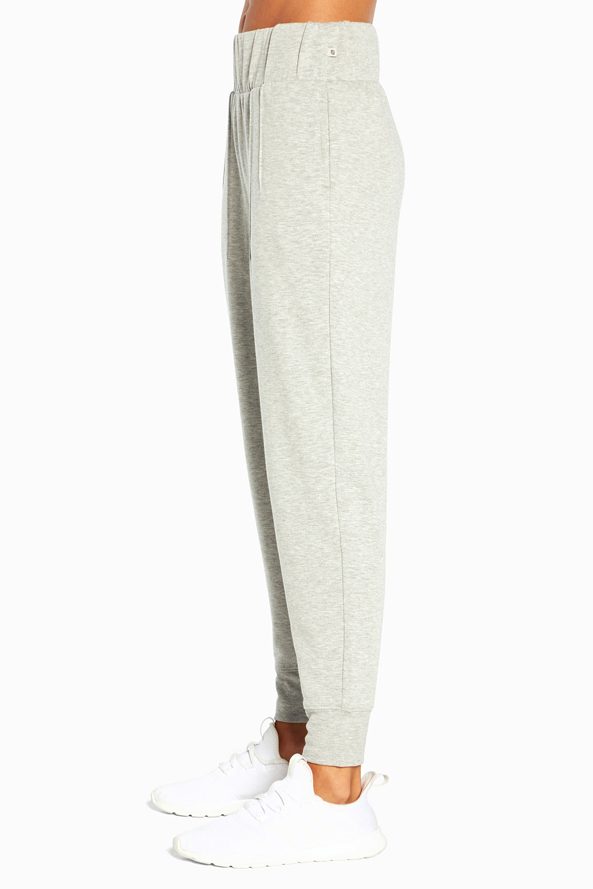 Palmer Fleece Jogger, alternate angle view, showing visible design features and texture of the soft knit fabric..