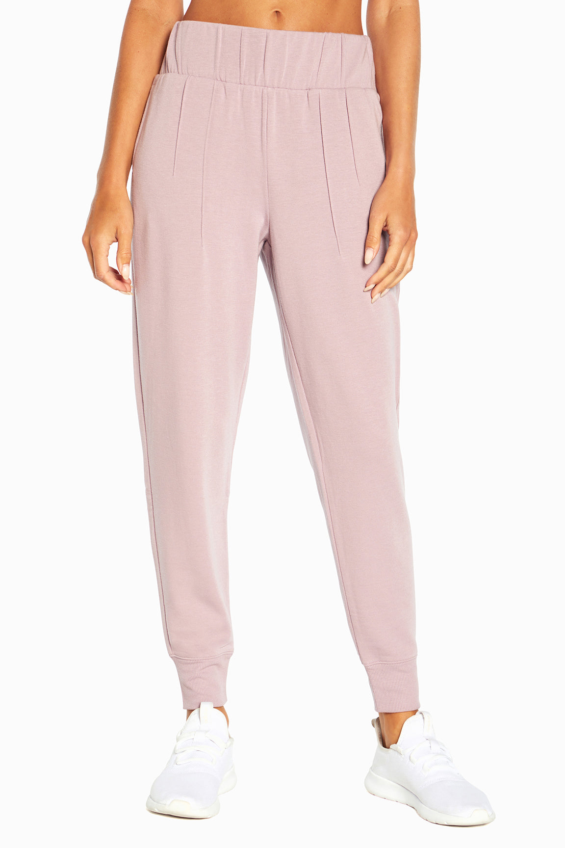 Palmer Fleece Jogger, alternate angle view, showing visible design features and texture of the soft knit fabric..