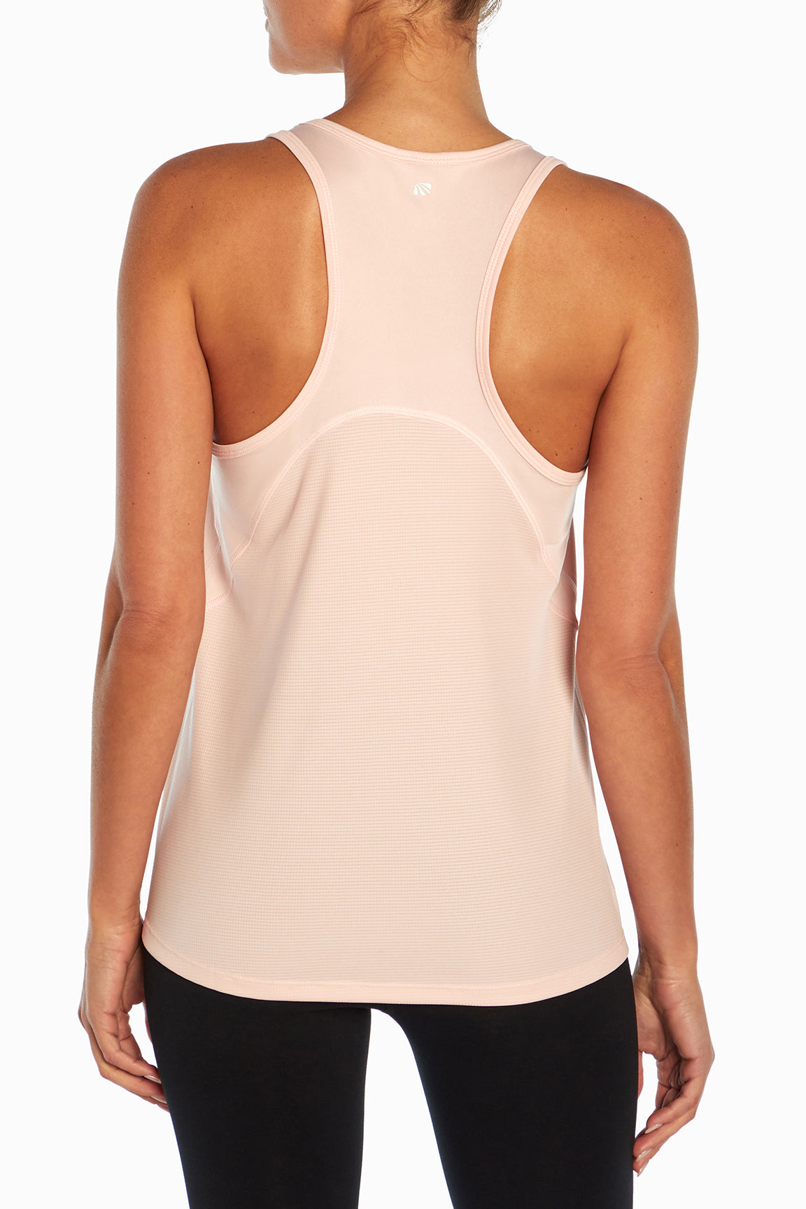Renata Tank, alternate angle view, showing visible design features and texture of the soft knit fabric..