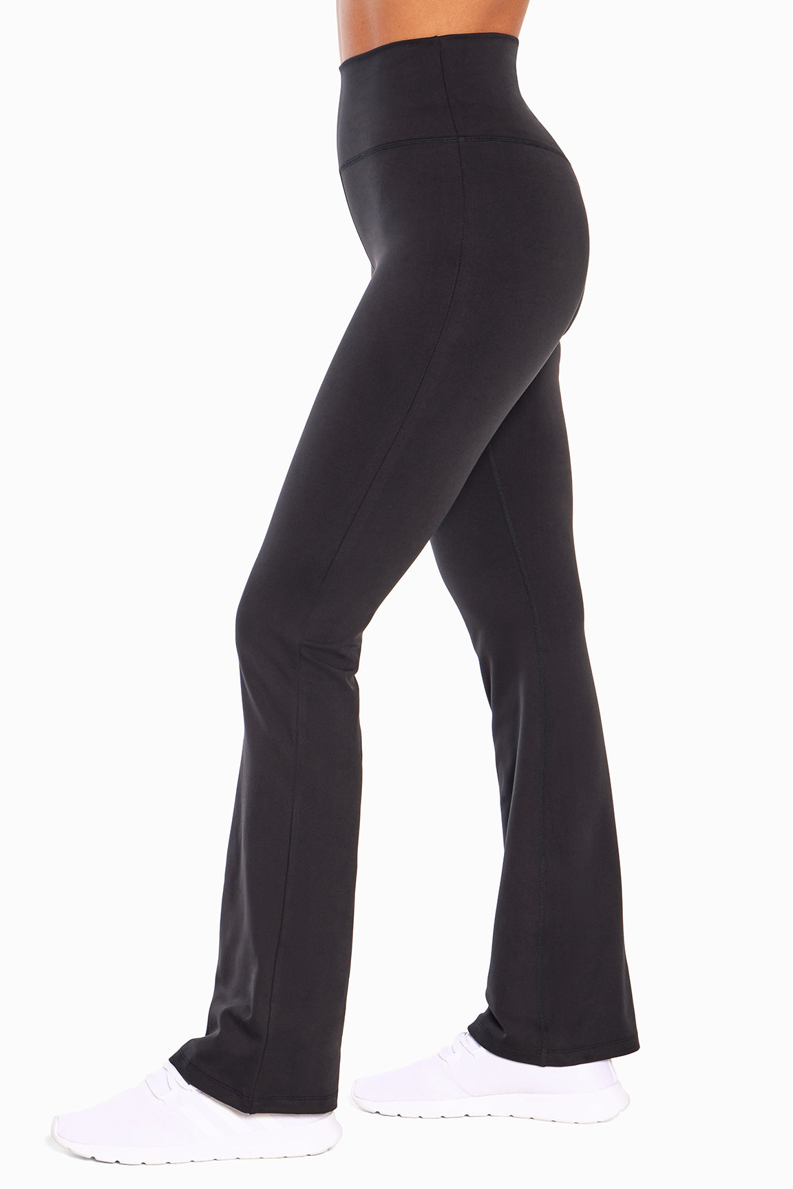 Balance Collection Karma Pant, front view in black. 