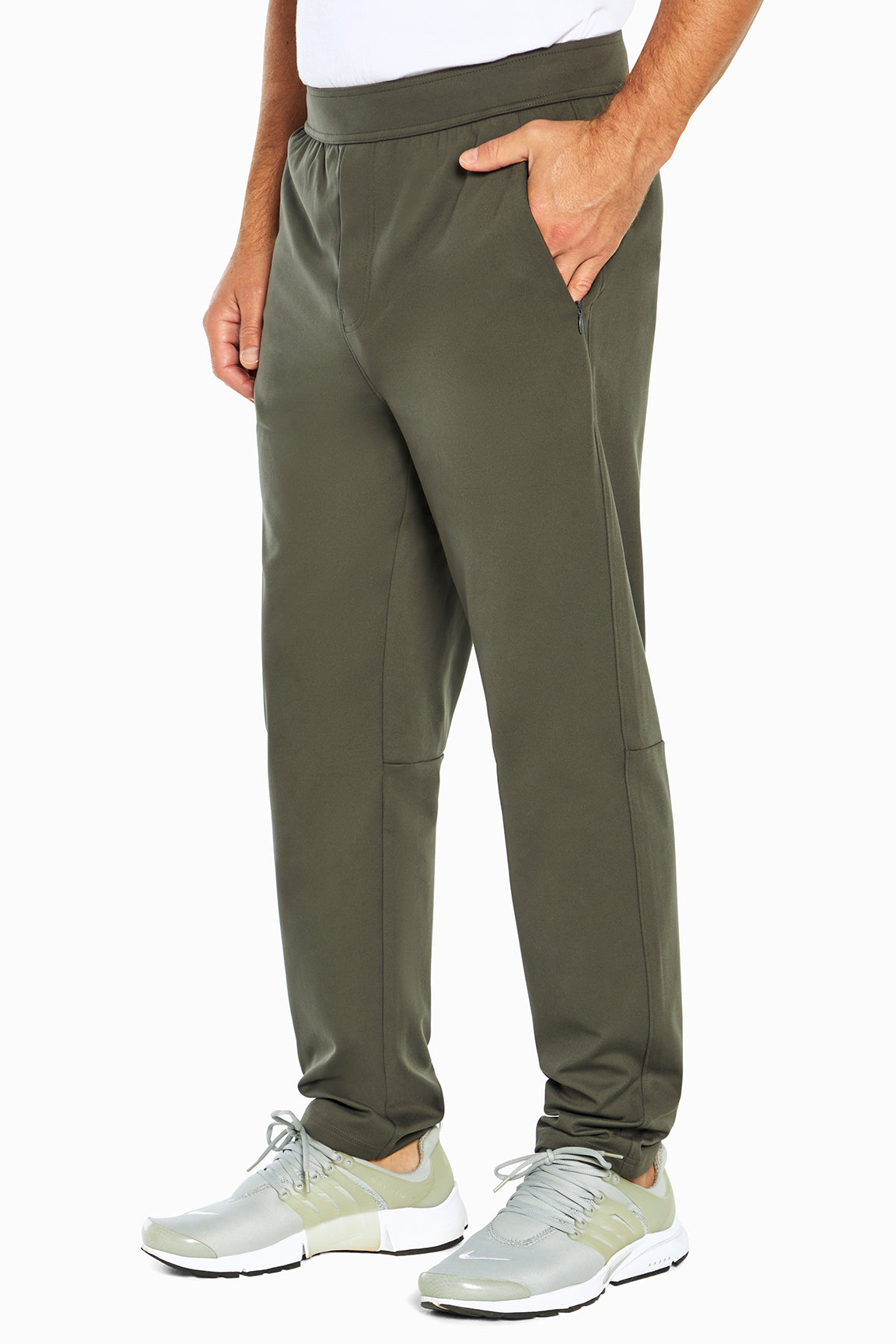 Balance Collection For Men Commuter Pant, alternate angle view, showing visible design features and texture of the durable stretch fabric.. 