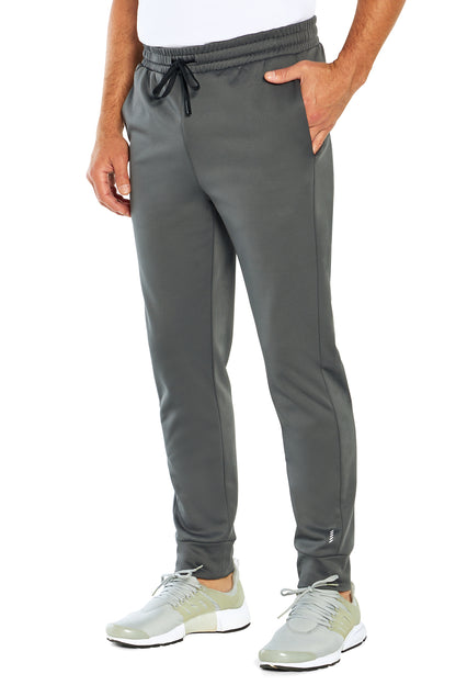 Balance Collection For Men Tevin Jogger, alternate angle view, showing visible design features and texture of the soft knit fabric.. 