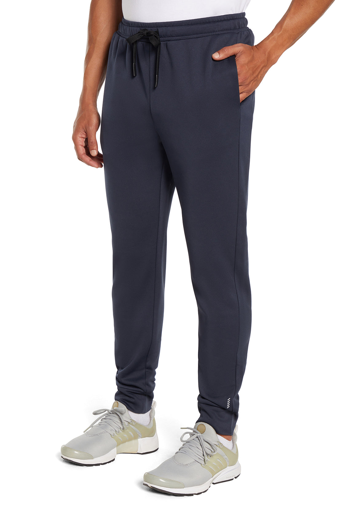 Balance Collection For Men Tevin Jogger, front view, showing visible design features and texture of the soft knit fabric..