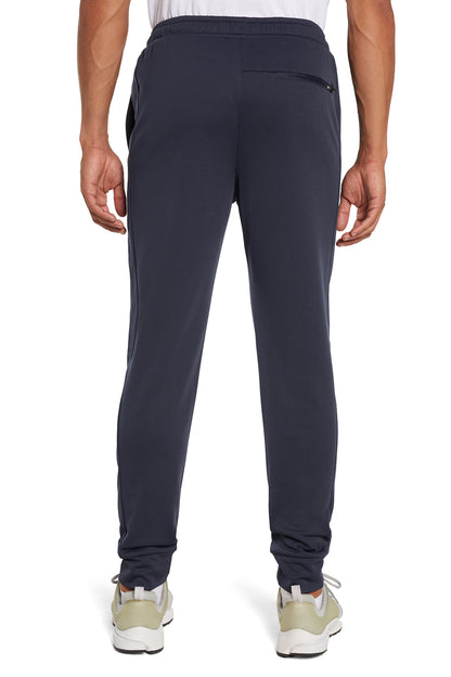 Balance Collection For Men Tevin Jogger, close-up view of fabric and stitching, showing visible design features and texture of the soft knit fabric.. 