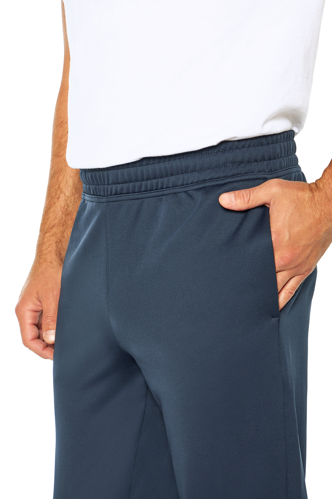 Balance Collection For Men Trevor Jogger, alternate angle view, showing visible design features and texture of the soft knit fabric.. 