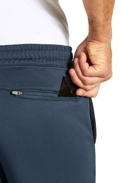 Balance Collection For Men Trevor Jogger, alternate angle view, showing visible design features and texture of the soft knit fabric.. 