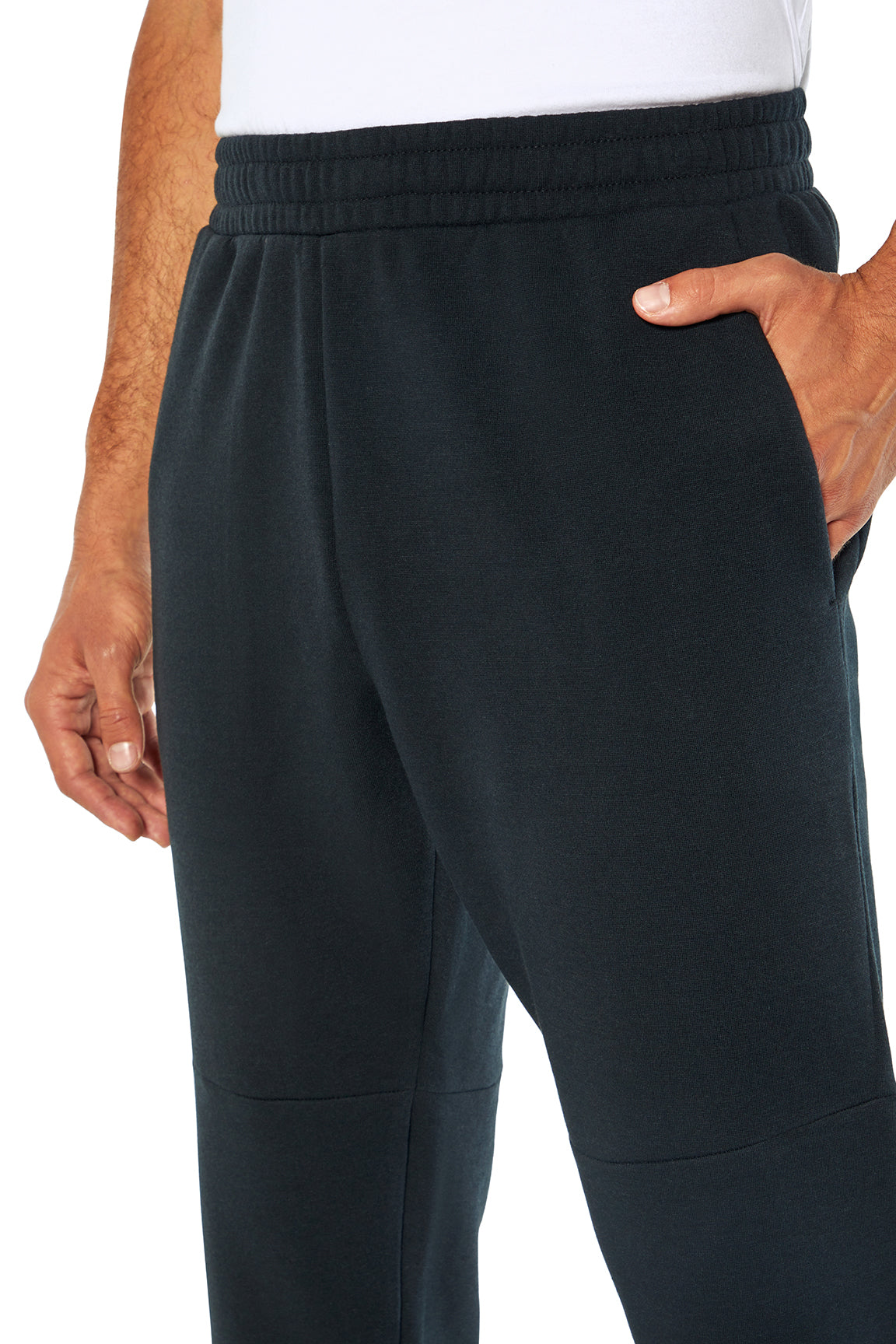Balance Collection For Men Damian Jogger, alternate angle view, showing visible design features and texture of the soft knit fabric.. 