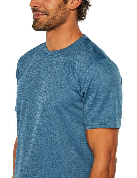 Balance Collection For Men Base Tee, alternate angle view, showing visible design features and texture of the soft knit fabric.. 