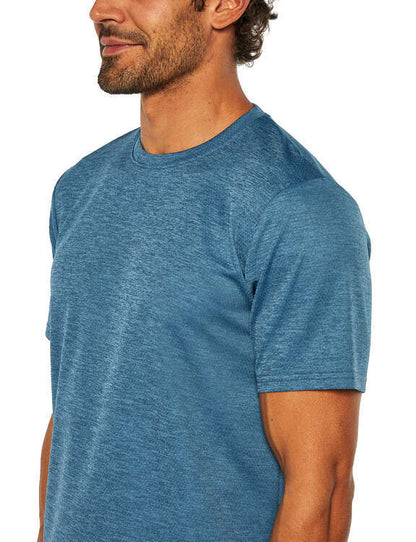 Balance Collection For Men Base Tee, alternate angle view, showing visible design features and texture of the soft knit fabric.. 