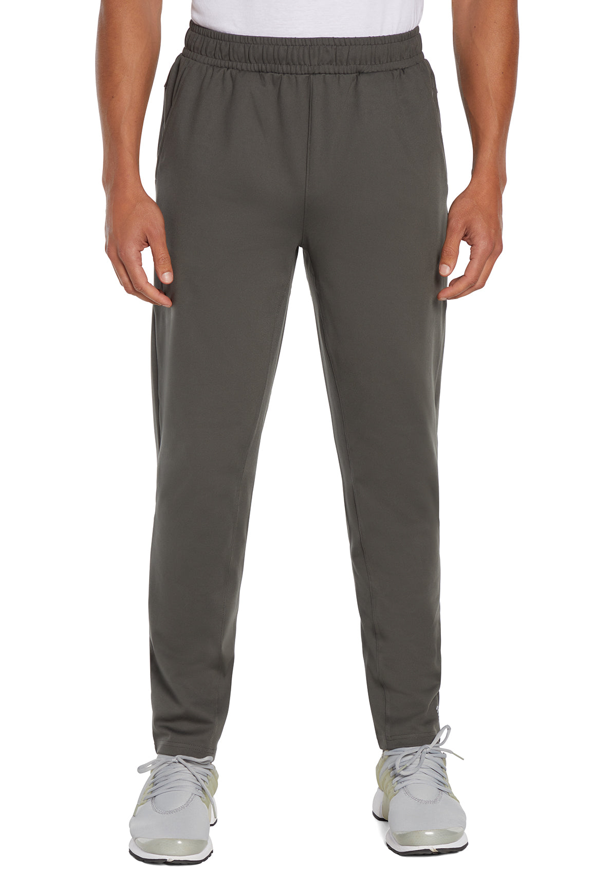 Balance Collection For Men Commission Pant, alternate angle view, showing visible design features and texture of the durable stretch fabric.. 