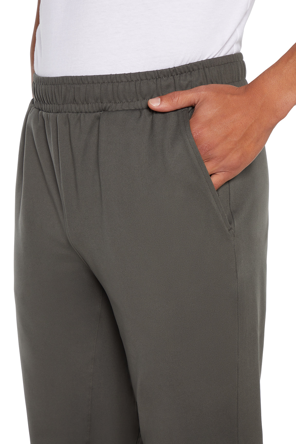 Balance Collection For Men Commission Pant, close-up view of fabric and stitching, showing visible design features and texture of the durable.. 