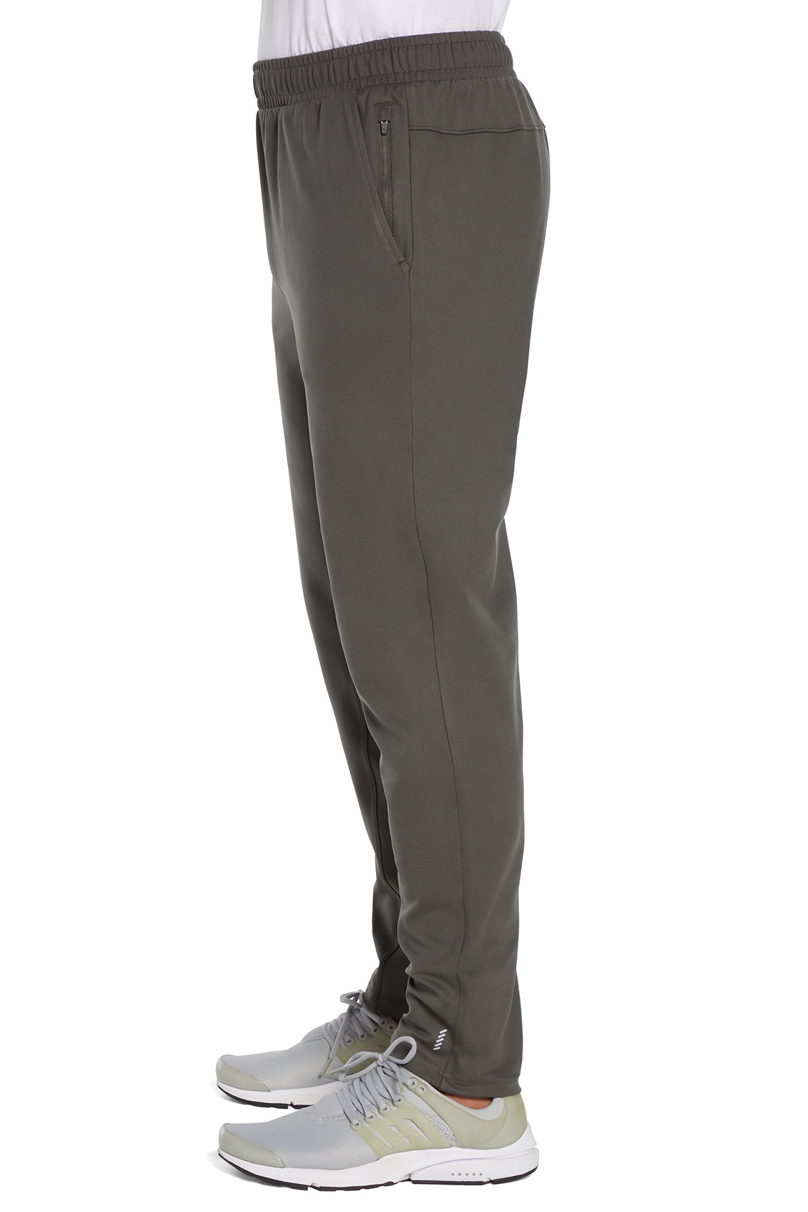 Balance Collection For Men Commission Pant, alternate angle view, showing visible design features and texture of the durable stretch fabric.. 