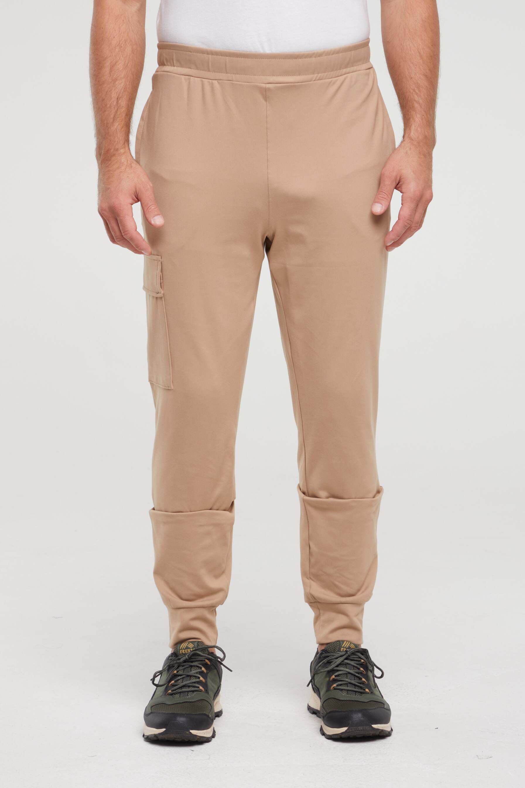 Balance Collection For Men Benjamin Jogger, alternate angle view, showing visible design features and texture of the soft knit fabric.. 