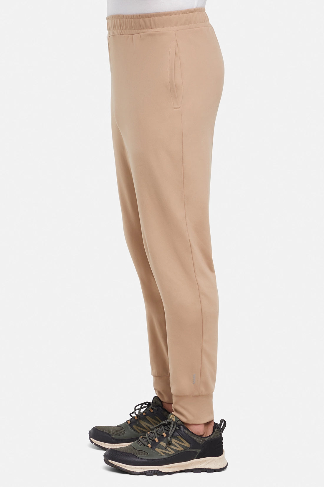 Balance Collection For Men Benjamin Jogger, alternate angle view, showing visible design features and texture of the soft knit fabric.. 