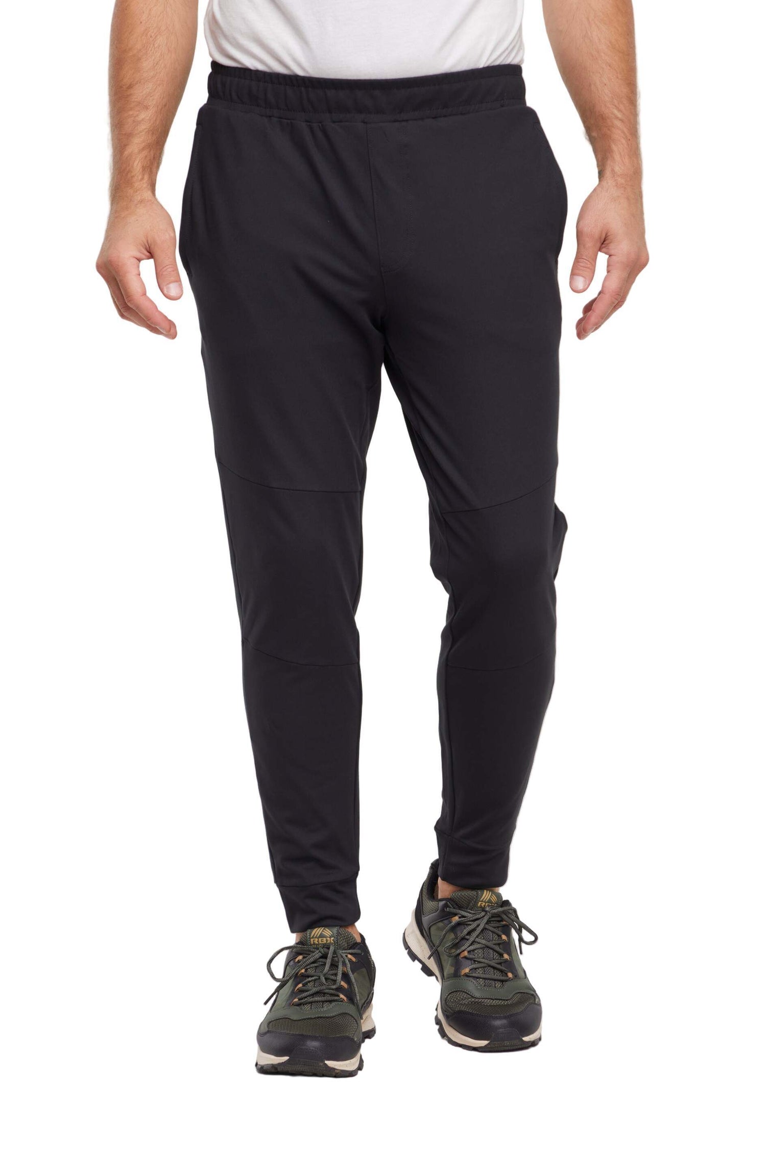 Balance Collection For Men Hector Jogger, alternate angle view, showing visible design features and texture of the soft knit fabric.. 