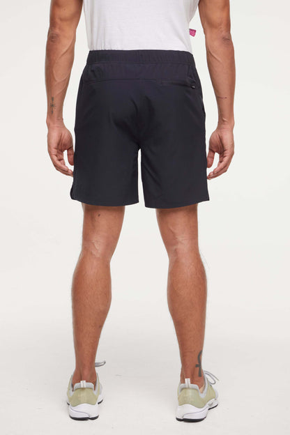 Balance Collection For Men Freddie Short, alternate angle view, showing visible design features and texture of the soft knit fabric.. 