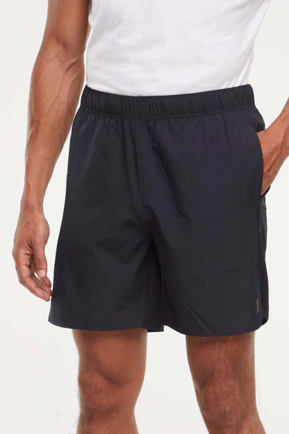 Balance Collection For Men Freddie Short, alternate angle view, showing visible design features and texture of the soft knit fabric.. 