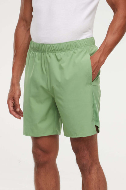 Balance Collection For Men Freddie Short, alternate angle view, showing visible design features and texture of the soft knit fabric.. 