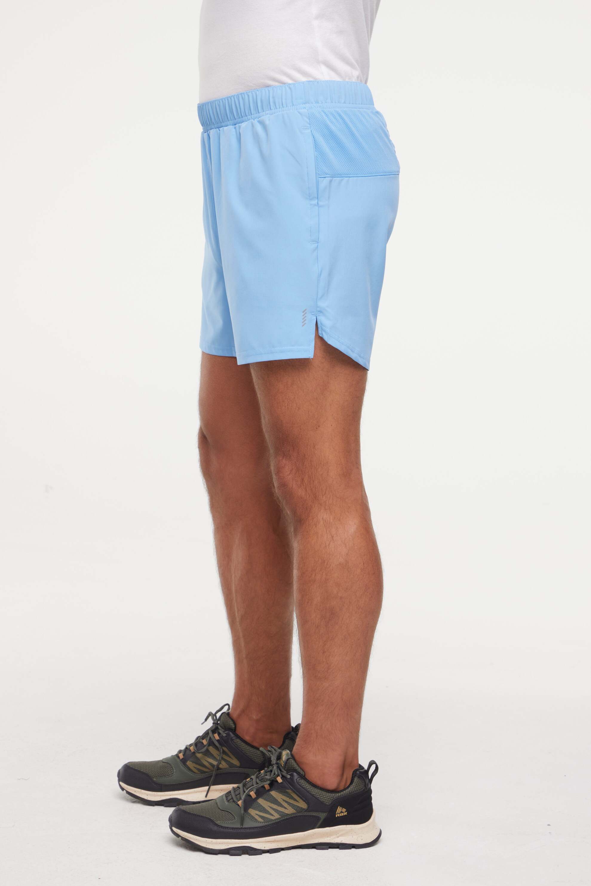 Balance Collection For Men Miguel Short, alternate angle view, showing visible design features and texture of the soft knit fabric.. 
