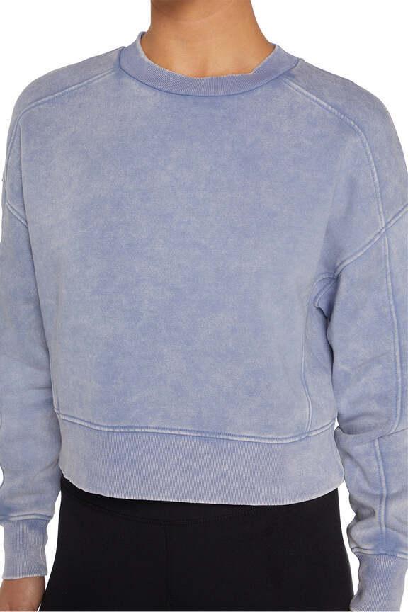 Balance Collection Max Sweatshirt, alternate angle view, showing visible design features and texture of the soft knit fabric.. 