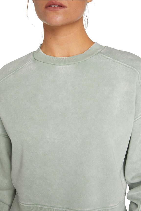 Balance Collection Max Sweatshirt, alternate angle view, showing visible design features and texture of the soft knit fabric.. 