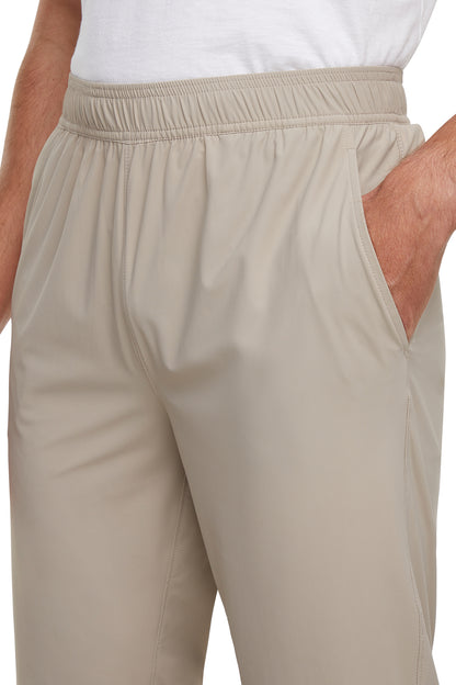 Balance Collection For Men Calvin Jogger, back view, showing visible design features and texture of the soft knit fabric.. 