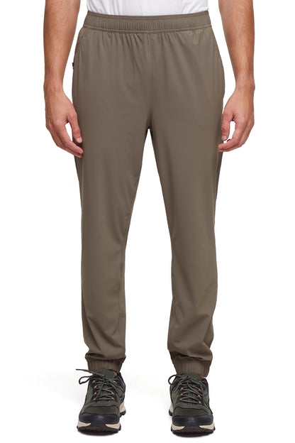 Balance Collection For Men Calvin Jogger, alternate angle view, showing visible design features and texture of the soft knit fabric.. 