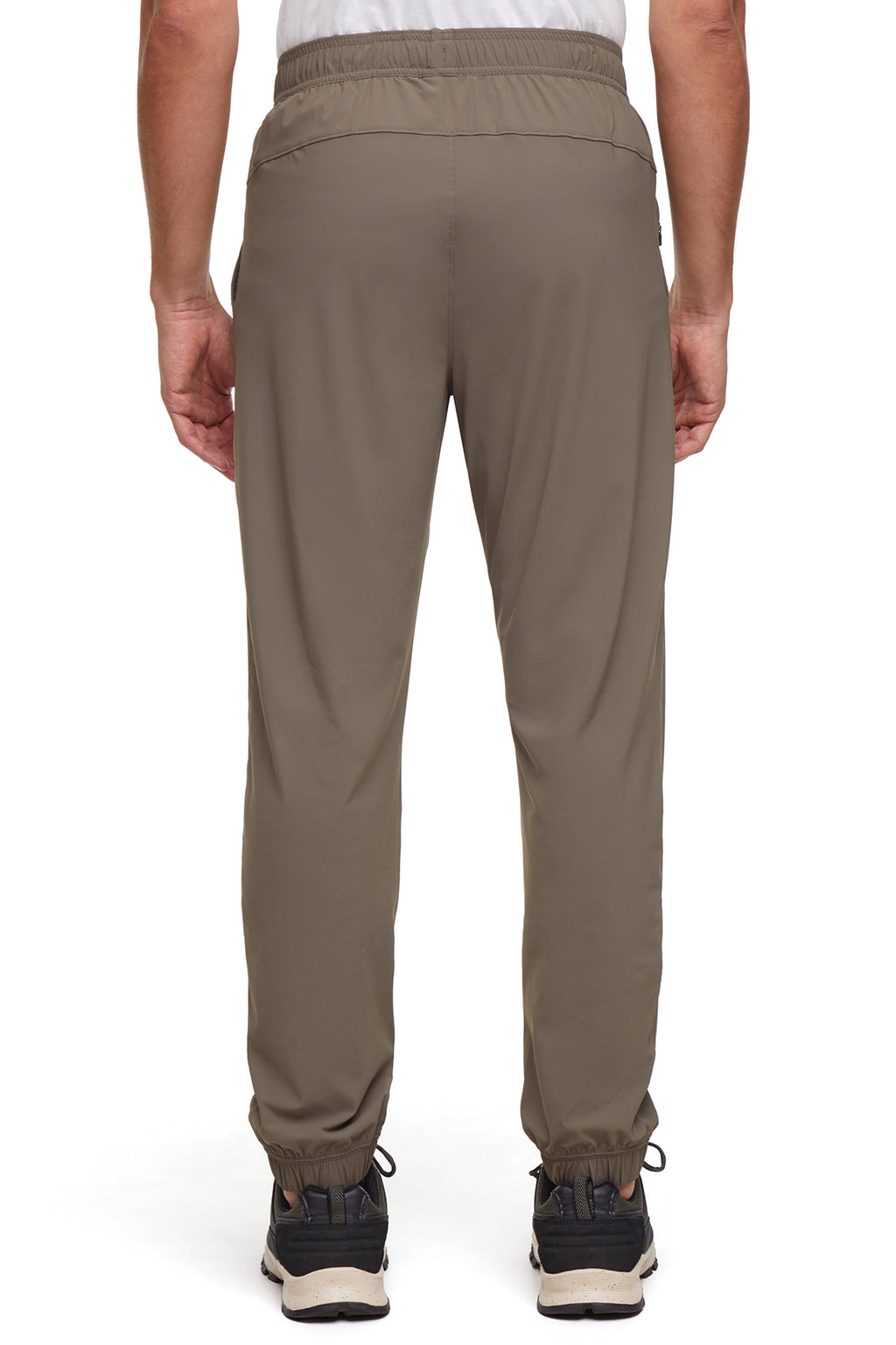 Balance Collection For Men Calvin Jogger, alternate angle view, showing visible design features and texture of the soft knit fabric.. #color_bungee-cord