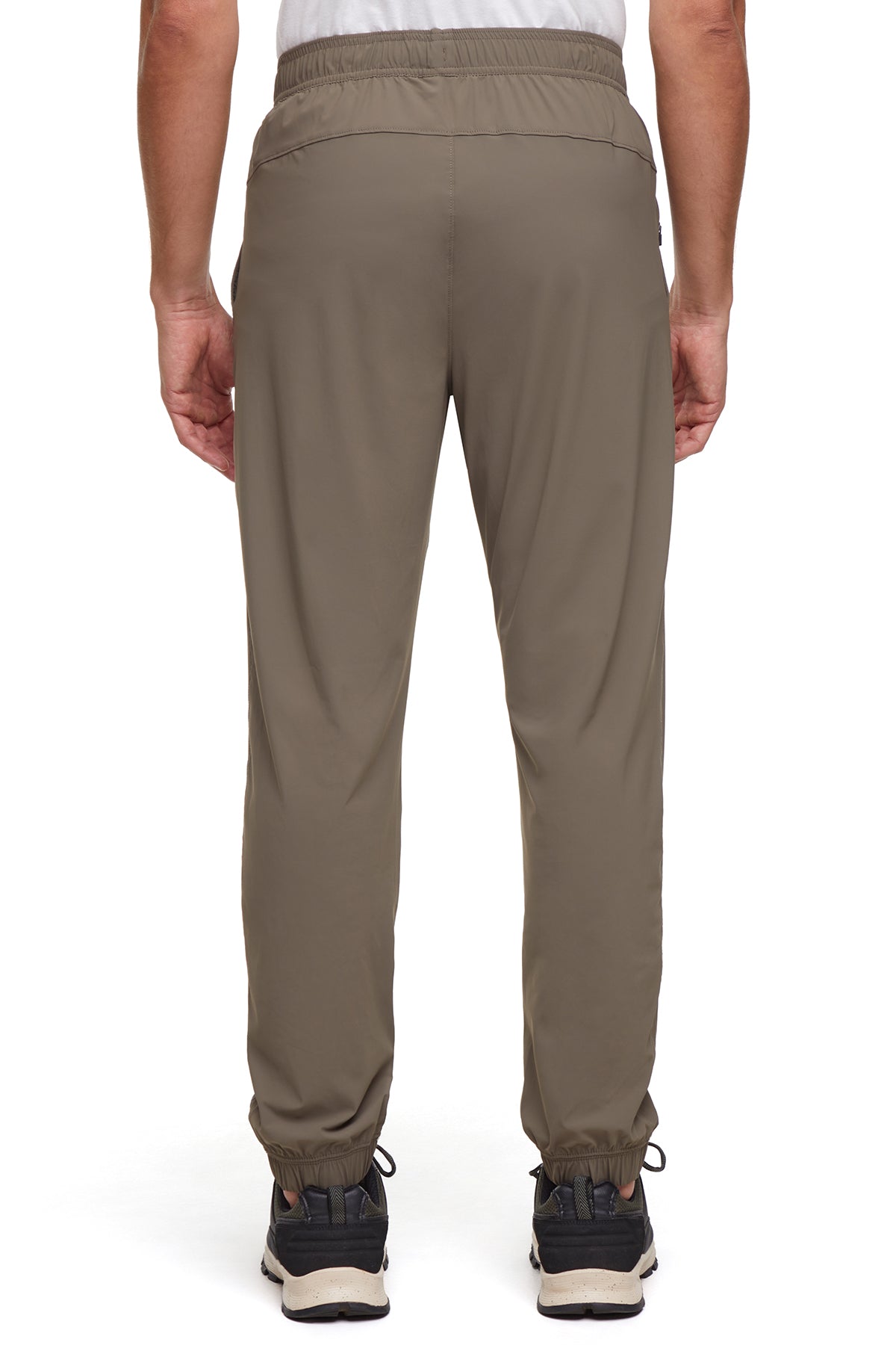 Balance Collection For Men Calvin Jogger, alternate angle view, showing visible design features and texture of the soft knit fabric.. 