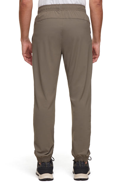 Balance Collection For Men Calvin Jogger, alternate angle view, showing visible design features and texture of the soft knit fabric.. 