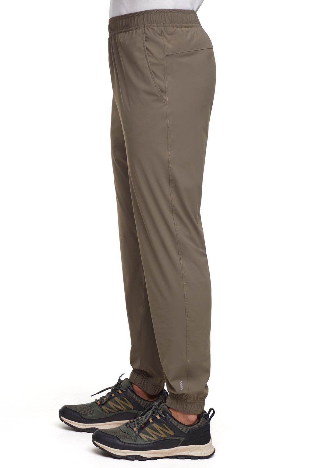 Balance Collection For Men Calvin Jogger, alternate angle view, showing visible design features and texture of the soft knit fabric.. #color_bungee-cord