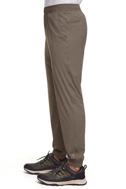 Balance Collection For Men Calvin Jogger, alternate angle view, showing visible design features and texture of the soft knit fabric.. 