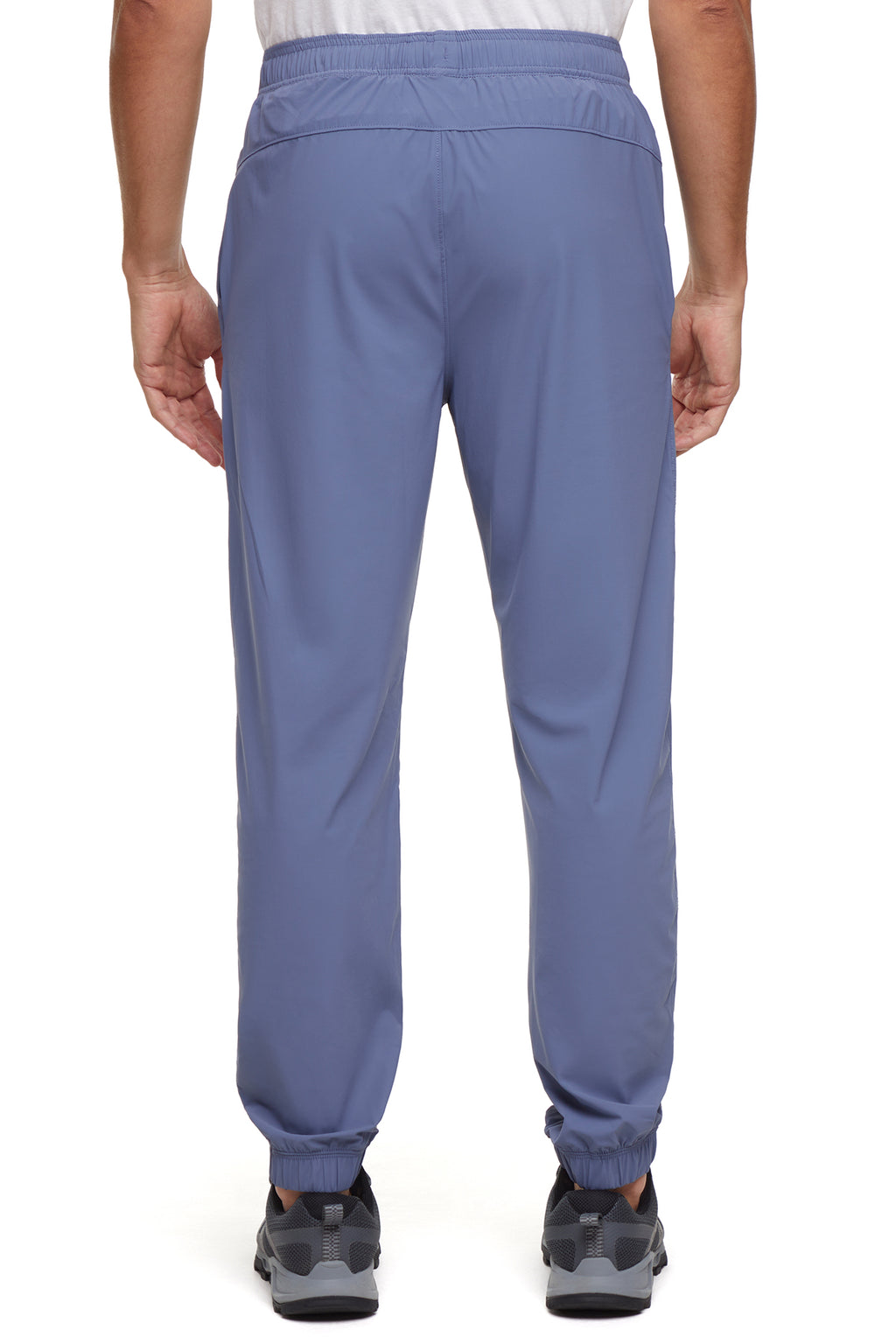 Balance Collection For Men Calvin Jogger, alternate angle view, showing visible design features and texture of the soft knit fabric.. #color_vintage-indigo