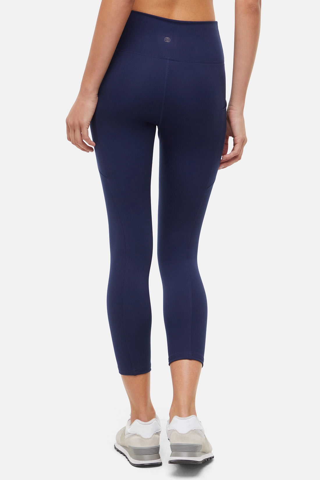 Balance Collection Easy Eclipse Side Pocket Mid Calf Capri - Peacoat