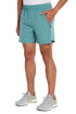 Balance Collection For Men Distance Short - Sagebrush Green, front view, showing visible design features and texture of the soft knit fabric.. 