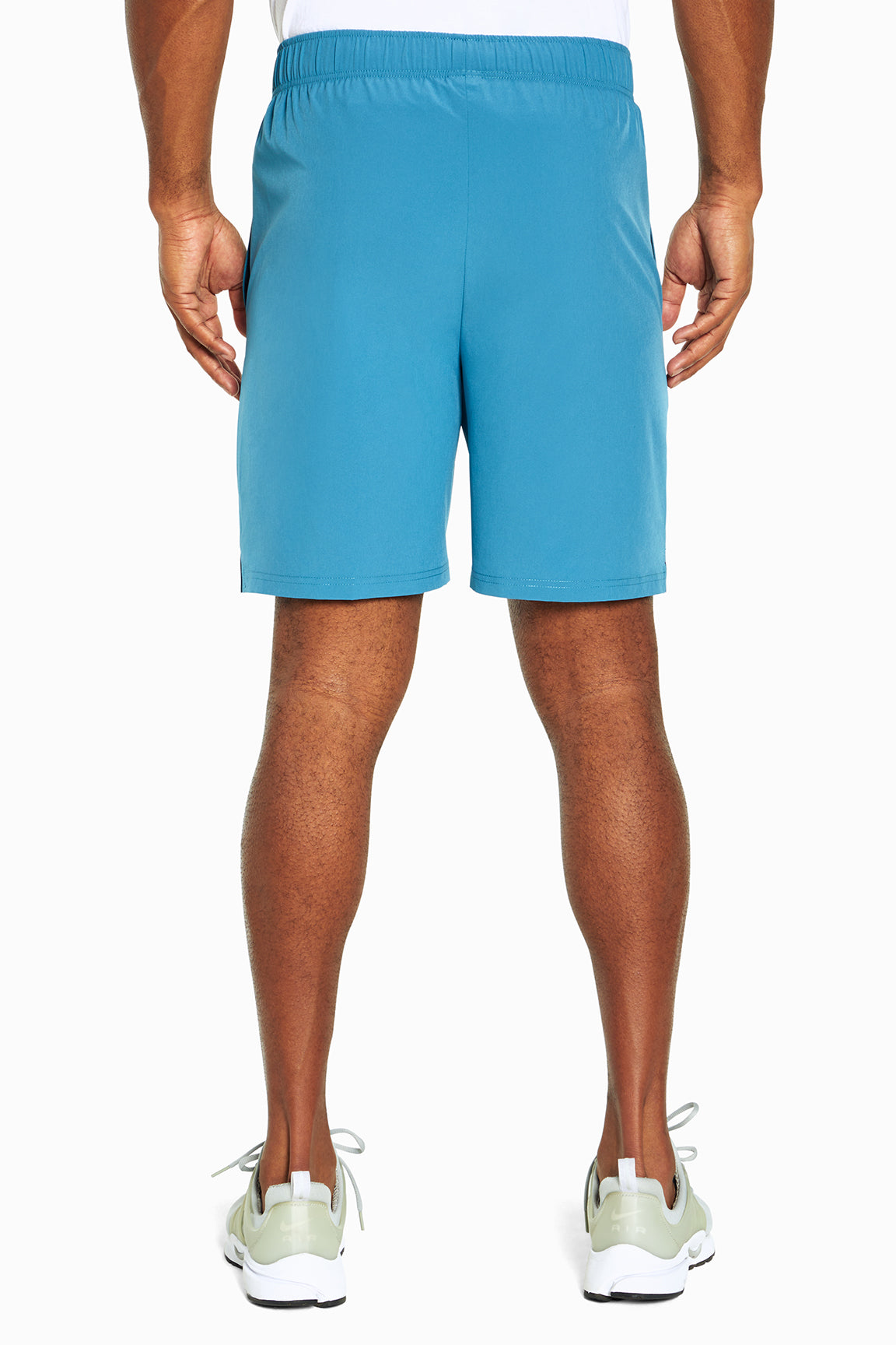 Balance Collection For Men Base Short, alternate angle view, showing visible design features and texture of the soft knit fabric.. 